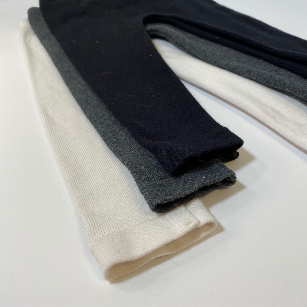 Silky Toes Baby Leggings 3pk 6-12M